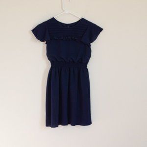 Speechless Chiffon Girl Navy dress
